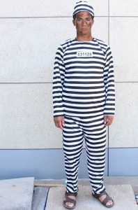 Карнавальный костюм мужской заключенный рецидивист